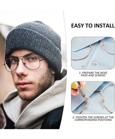 143-Part Glasses Repair Set | Silicone Nose Pads Tool & Hinge Caps for Easy Fixes - Buy Online on GoSupps.com