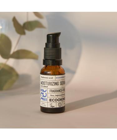 Ecooking Moisturizing Serum 20ml - Hyaluronic Acid & Tripeptides Enriched - Reduces Lines & Wrinkles - Suitable for All Ages and Skin Types - Non-Greasy Formula - Boosts Skin Hydration - Buy Online on GoSupps.com