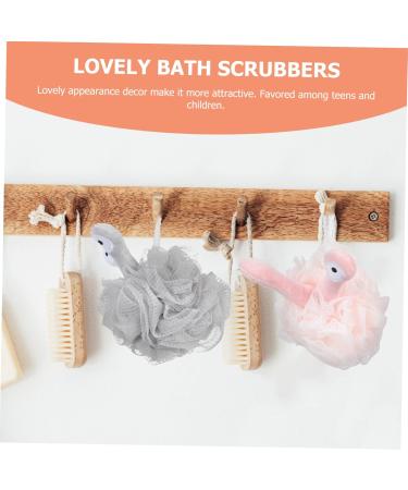 Minkissy 6 Pcs Cute Loofah Bath Flower Scrubber - Mens Bodywash Rubbing Sponge & Bath Puff for Foaming Clean - Ideal for Shower & Tub - Buy Online on GoSupps.com