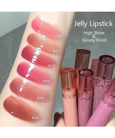 6 Colors Glasting Color Gloss - Lip-Plumping Long-Lasting Non-Sticky Moisturizing Lipstick for Daily Use | Shop Now - Buy Online on GoSupps.com