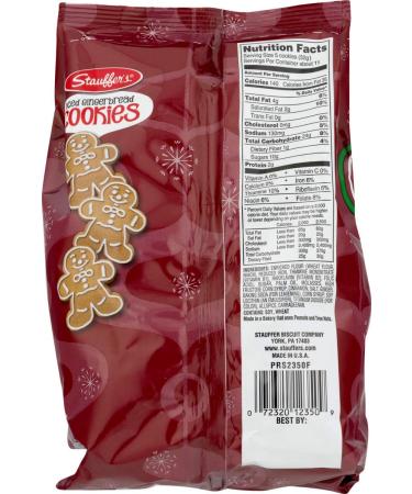 Stauffer's Holiday Cookies - Iced Gingerbread 12 Ounce 3-Pack - Festive Seasonal Treats - Buy Online on GoSupps.com