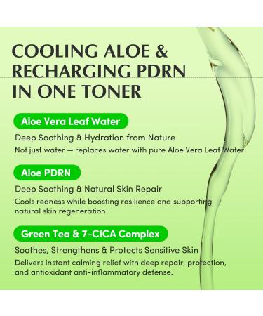 EQQUALBERRY Aloe PDRN Calming Toner for Sensitive | Instant Relief & Cooling | Non-Comedogenic & Fungal Acne Safe Skin Barrier Repair | K-Beauty (5.07 fl.oz / 150ml) - Buy Online on GoSupps.com