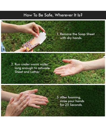 Jidue 300pcs Soap Sheets Gift Box - Portable Foaming Disposable Soap x75 Pack - Hand Washing Cleaning Paper Soap - Skin Friendly for Kids & Adults - Travel Camping Hiking - Buy Online on GoSupps.com