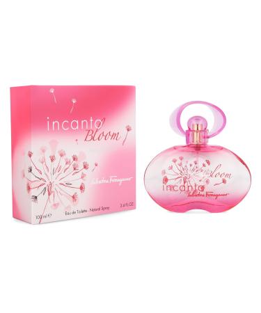 Salvatore Ferragamo Incanto Bloom Eau De Toilette Spray for Women 3.4 Ounce