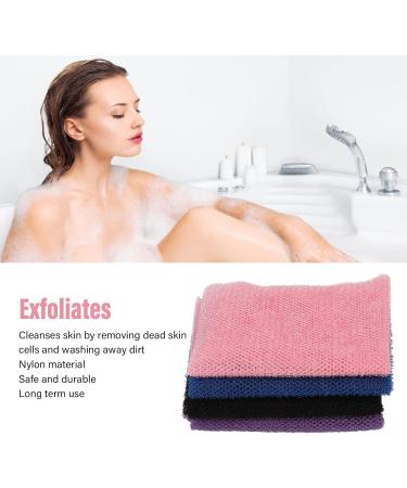 Exfoliating Washcloth Towel | Body Scrubber & Exfoliator | Best Exfoliating Shower Towel & African Net Sponge for Smooth Skin - Buy Online on GoSupps.com