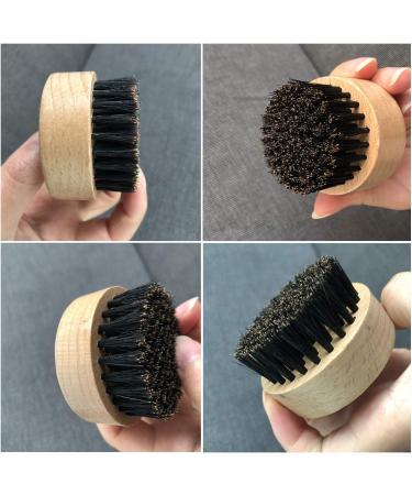 Beard Brush Natural Boar Bristle Brush Shaving brush Exfoliates Skin Helps Softening and Conditioning Itchy Beards & to Spread Balm or Oil for Growth - Styling - Adds Shine - Softness Brown - Buy Online on GoSupps.com
