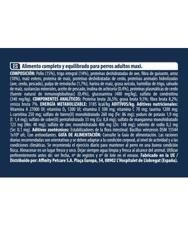 Advance Maxi Adult Light - Croquettes for Large Breed Adult Dogs with Chicken - 12kg - Buy Online on GoSupps.com