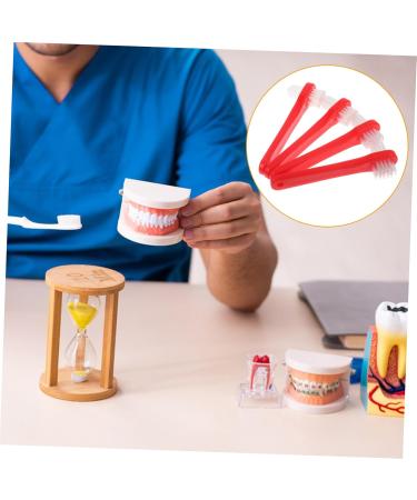 Buy Mikinona 4-Piece Travel Toothbrush Set for Braces & Prosthesis Care | Portable Cleaning Solution - Buy Online on GoSupps.com