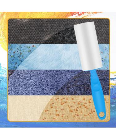 flintronic Lint Hair Roller Pet Hair Remover Super Sticky 360 Sheets Roll Paper 1 Lint Roller and 6 Replacement Heads Collecting Hair from Sweaters Pants Shirts Suits Skirts Carpets #2 360 Sheets (6*60 Sheets) - Buy Online on GoSupps.com