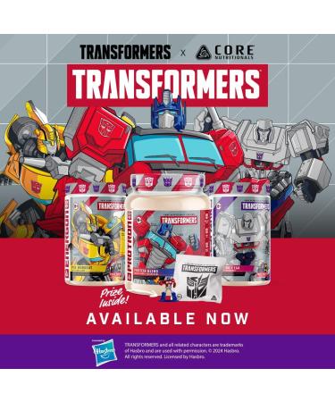 Core Nutritionals Transformers Protron Protein | Whey + Casein Blend | MCTs & Digestive Enzymes | 25g Protein | Free Prize Inside - Optimus Prime | 2 Pound (Mixed Berry Cheesecake) Mixed Berry Cheesecake 2 Pound (Pack of 1) - Buy Online on GoSupps.com