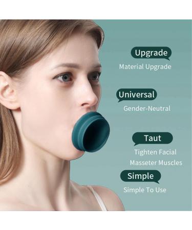 Portable Jaw Face Neck Toning Exerciser For Skin Face Lifting Tighten Firm Double Chin Breathing Exercise Jaw Fac e Slimming Tool For Women And Men Reducing Skin Sagging And Improving Chin Exerciser Green - Buy Online on GoSupps.com