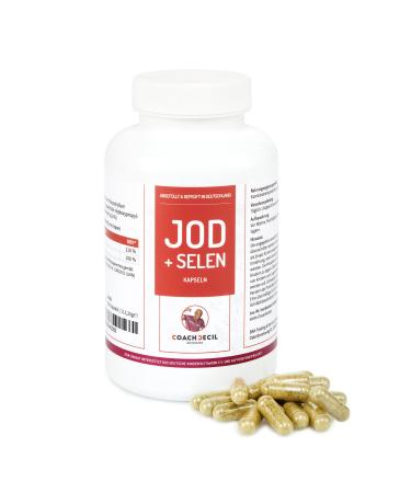 Coach Cecil natural iodine from kelp algae + selenium capsules - vegan