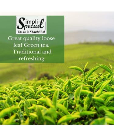 Simpli-Special Plum Kombucha Sencha Green Loose Leaf Tea 100g | Refreshing Hunan Province Green Tea with Sweet Fruity Flavor | Hot or Iced | Resealable Pouch - Buy Online on GoSupps.com