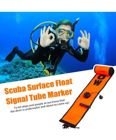 Pluzluce 5FT/6FT Dive SMB Surface Marker Buoy - High Visibility Safety Sausage for Underwater Diving - Buy Online on GoSupps.com