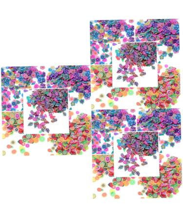 Beavorty 9 Packs Clay Slices Nail Art Decoration Nail Art Slices Fruit