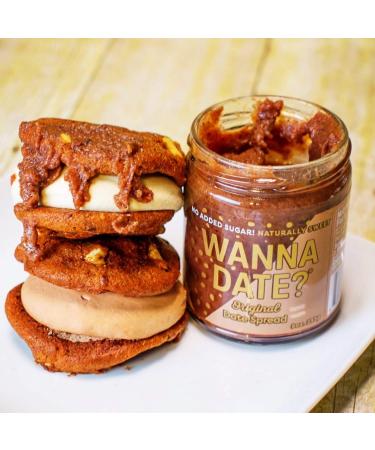 Wanna Date? Original Date Spread  Vegan  Paleo Friendly  Gluten-Free  Dairy-Free  Non-GMO  No Added Sugar  Low Calorie  Kosher Certified  Healthy Sugar Substitute  Sugar Free Alternative (2 Jars) - Buy Online on GoSupps.com