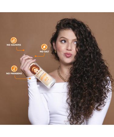 ETNIKER Curl Refresher Spray. Curly & Wavy hair. Revive & Refresh. Coconut Flaxseed Shea Butter & Rambutan Seed Extract| Free from Silicones Oils Alcohol Parabens. Size: 10.14 fl oz (300 ml) - Buy Online on GoSupps.com