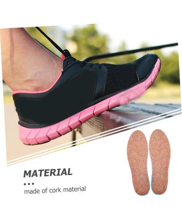 NOLITOY Cork Insoles for Men - Arch Support Shoe Lifts & Height Increasing Inserts - Comfortable Foot Pads for Enhanced Stability & Damping - Buy Online on GoSupps.com