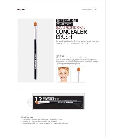 SILSTAR Professional Concealer Brush - Perfectly Blend and Conceal for Flawless Makeup - Buy Online on GoSupps.com