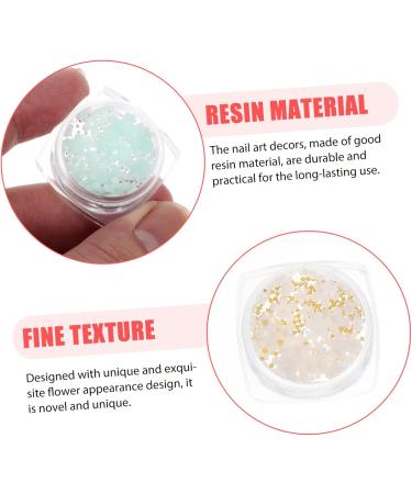 FRCOLOR Nail Jewelry 30 Boxes Nail Art Accessories Nail Flatback Charms Girl Nail DIY Adornment Manicure DIY Accessory Crystal Ab Rhinestones Crystal Decorations 3D Delicate Resin - Buy Online on GoSupps.com