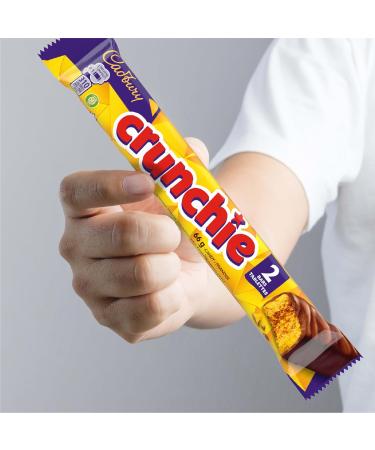 Cadbury Crunchie King Size Chocolatey Candy Bars 66 g (Pack of 24) - Buy Online on GoSupps.com