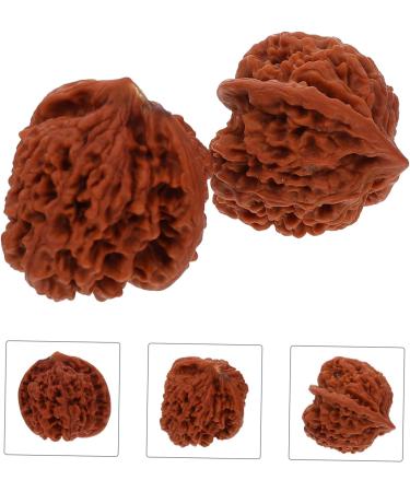 Beaupretty Walnut Fitness Handball Massage Balls - Set of 4 Wooden Stress Relief Balls for Adults - Perfect for Gym & Home Use - Buy Online on GoSupps.com