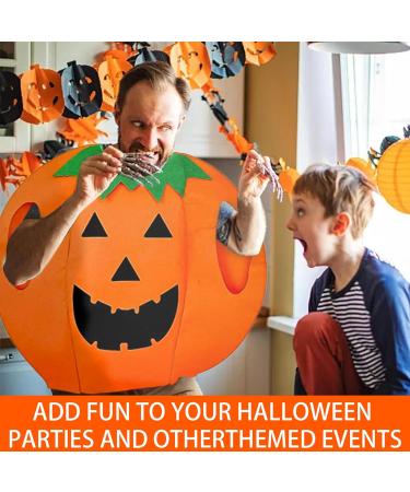 Halloween Pumpkin Costume Suit Halloween Costume Pumpkin with Pumpkin Basket and Hat Costume Pumpkin Outfit Pumpkin Cosplay Party Clothing Pumpkin Costume Adult for Halloween Party Cosplay Fancy - Buy Online on GoSupps.com