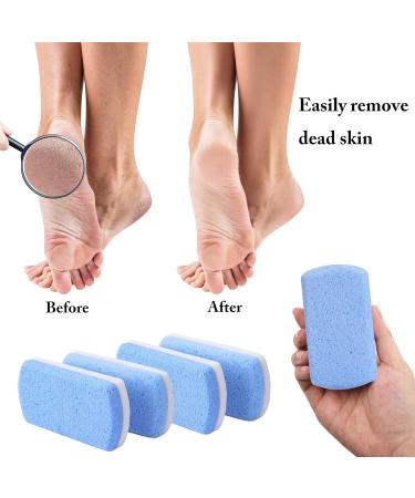 4-Piece Double-Sided Lava Pumice Stone Set - Effective Callus & Dead Skin Remover for Feet Hands & Body - Buy Online on GoSupps.com
