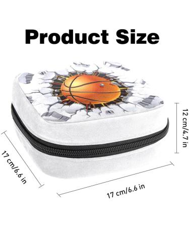GIAPB Sanitary Napkin Storage Bag | Period Tampon Makeup Pad Pouch | Basketball and Wall Color1431 - Buy Online on GoSupps.com