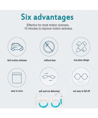 Kuwyrta Anti-Motion Sickness Glasses for Adults & Kids | Nausea Relief Eyewear for Travel, Gaming & Sports - Buy Online on GoSupps.com