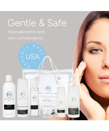 Rachel Moayer Perfecting Skincare Kit for Normal to Dry Skin Featuring Cleanser 2.5% Benzoyl Peroxide Scrub Vitamin C Serum 12% Face Cream 10% Acne Care Gel Recovery Acne Care & Anti Aging Set - Buy Online on GoSupps.com