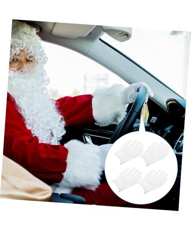 minkissy 12pairs Gloves Jewelry Glove Santa Cosplay Costume Wax Bath Mittens Christmas Santa Costume Paraffin Wax Mittens Work Glove Moisturizing White Cotton Yarn Labor Protection Cotton - Buy Online on GoSupps.com
