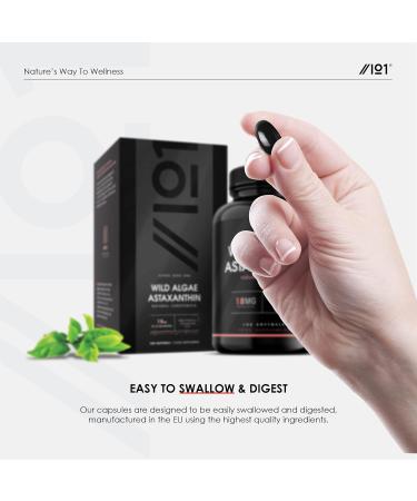 Astaxanthin Softgel - 18mg - High Potency Antioxidant - Made from Wild Algae with Olive Oil for Better Bioavailability - 180 Softgels - No Additives Non-GMO Gluten Free. (1 Pack) 180 count (Pack of 1) - Buy Online on GoSupps.com