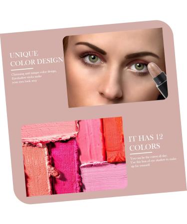 DOITOOL 2 Boxes 12 Shadow Box Eyeshadow Stick Matte Eyeshadow Girl Eye Makeup Accessory Pearl Pen 1 count (Pack of 1) As Shownx2pcs - Buy Online on GoSupps.com