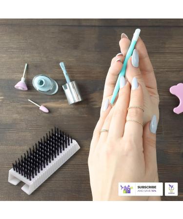 Dukal Hand Scrub Brush with Nylon Bristles - Ergonomic Handle for Easy Handwashing and Nail Cleaning - Buy Online on GoSupps.com