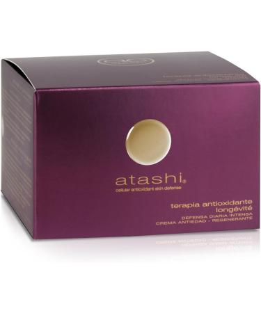 atashi Antioxidant | Anti-Ageing Night Cream | Reduces Wrinkles Firms Moisturizes Protects and Brightens Skin | With Hyaluronic Acid and Vitamins C E and CoQ10 | All Skin Types | 50ml - Buy Online on GoSupps.com