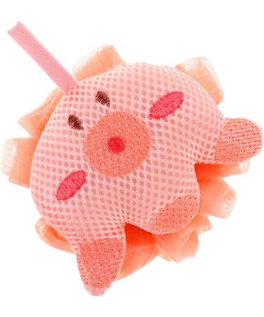 FOMIYES 2pcs Cartoon Bath Ball Pouf - Cute Kids Body Loofahs & Wall-Stick Scrubbers for Bath & Shower - Portable Baby Cleaning Supplies - Buy Online on GoSupps.com