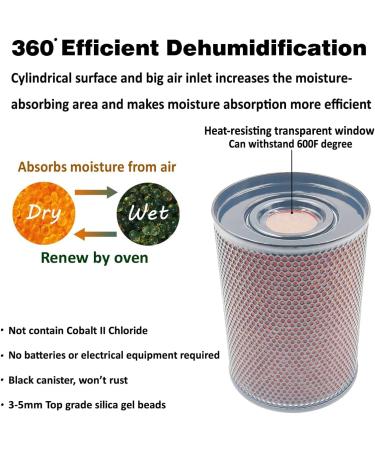 Dehumidifier for Gun Safe - 300g Reusable Desiccant Canisters (2 Units) | Moisture Absorbers for Cabinets & Tool Boxes - Buy Online on GoSupps.com
