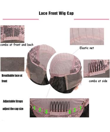 Buy QQ qq Real Hair Long Kinky Straight Lace Front Wigs - Pre Plucked 13x5 - Curly Bob Wigs for Black Women - 150% Density - 22 Inch - Buy Online on GoSupps.com