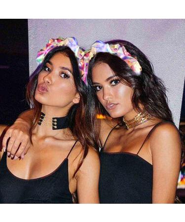 BARTOSI Light Up Headband - Sparkly Laser Hair Hoop for Nightclub Parties - Glow in The Dark Hair Accessories for Women and Girls - Buy Online on GoSupps.com