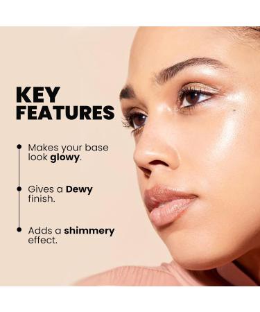 Illuminati Base Dewy Primer with Highlighter - Gold 45ml | Glowy Face Makeup & Natural Finish Strobe Cream | GOLD BEAM-01 - Buy Online on GoSupps.com