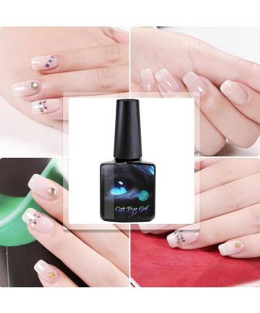 Cateyeslay - Magnetic Nail Gel - Soak Off Magic Magnetic Gel - Waterproof magnetic soak-off gel with design skills in nail styling courses - Pedicure - Buy Online on GoSupps.com