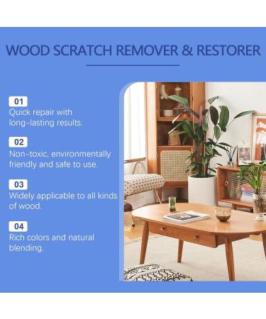 Premium Wood Repair Kit - Fill Scratches Cracks & Discoloration | Touch Up Markers for Doors Floors Tables & Cabinets - 3.53oz Maple Color - Buy Online on GoSupps.com