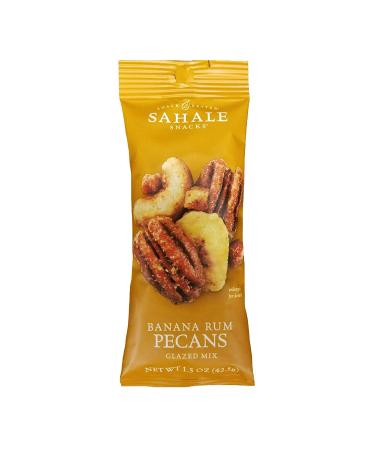 Sahale Snacks Banana Rum Pecans Glazed Mix - 1.5oz Pack of 9 | Delicious Gourmet Nut Blend - Buy Online on GoSupps.com