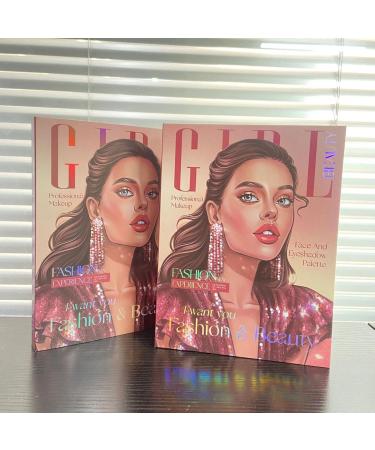 52 Color Eyeshadow Palette Matte Shimmer Makeup Kit Waterproof Blush Contour Set with Long Wear Face Makeup Collection Glams Look with Rich Pigments Eyeshadow Kit for Women Daily Party - Buy Online on GoSupps.com