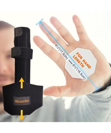 Adjustable Trigger Finger Splint - 2 Pcs | Index Middle Ring & Pinky Finger Hand Brace for Pain Relief - International Shipping - Buy Online on GoSupps.com