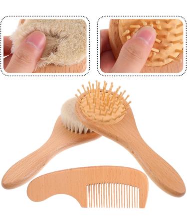 FOMIYES Body Scrub Set - Baby Hair Brush, Soft Head Massager, Shampoo Brush, Scalp Exfoliator, Hair Washing Scrubber - for Adults, Babies, and Pets - Includes Comb and Loofah - Buy Online on GoSupps.com