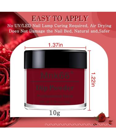 6 Colors Dip Powder Set - Red Black Holographic Glitter Nail Art for DIY Manicure & Gifts | YYSDDPS-No.11 International Shipping Available - Buy Online on GoSupps.com