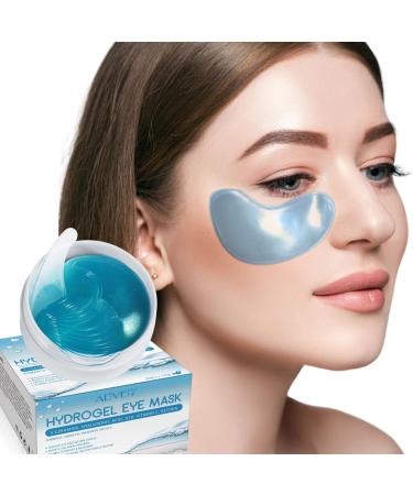 LKSJBQ 30 pairs of eyes eye pads against dark circles eye mask rich hyaluronic acid collagen effectively reduce folds and swelling dark circles has moisturizing function 30 pairs blue