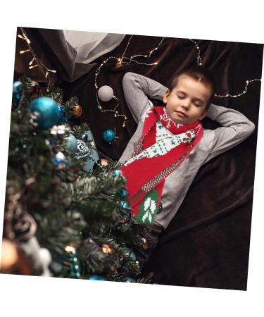 SHERCHPRY Christmas Scarf for Kids - Yarn Winter Gift 124x19CM - Festive Tree Design - Buy Online on GoSupps.com
